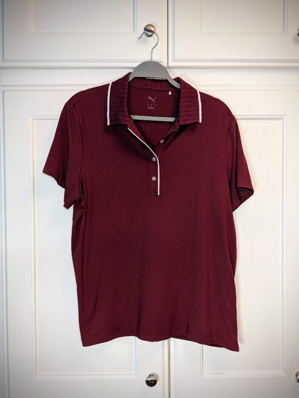 Puma Maroon Golf Shirt